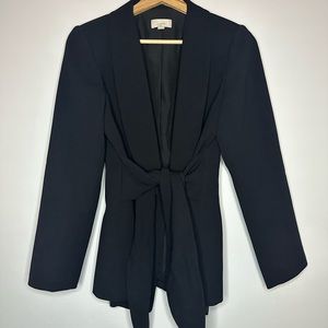 LOFT Black Wrap Blazer
